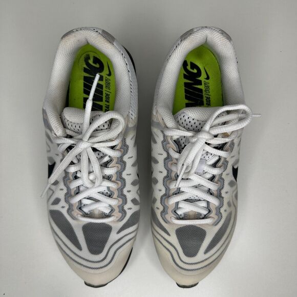 Nike Cream White Black Gray Tailwind 7 Max Air Womens Running Sneakers Size 9 - Picture 6 of 13